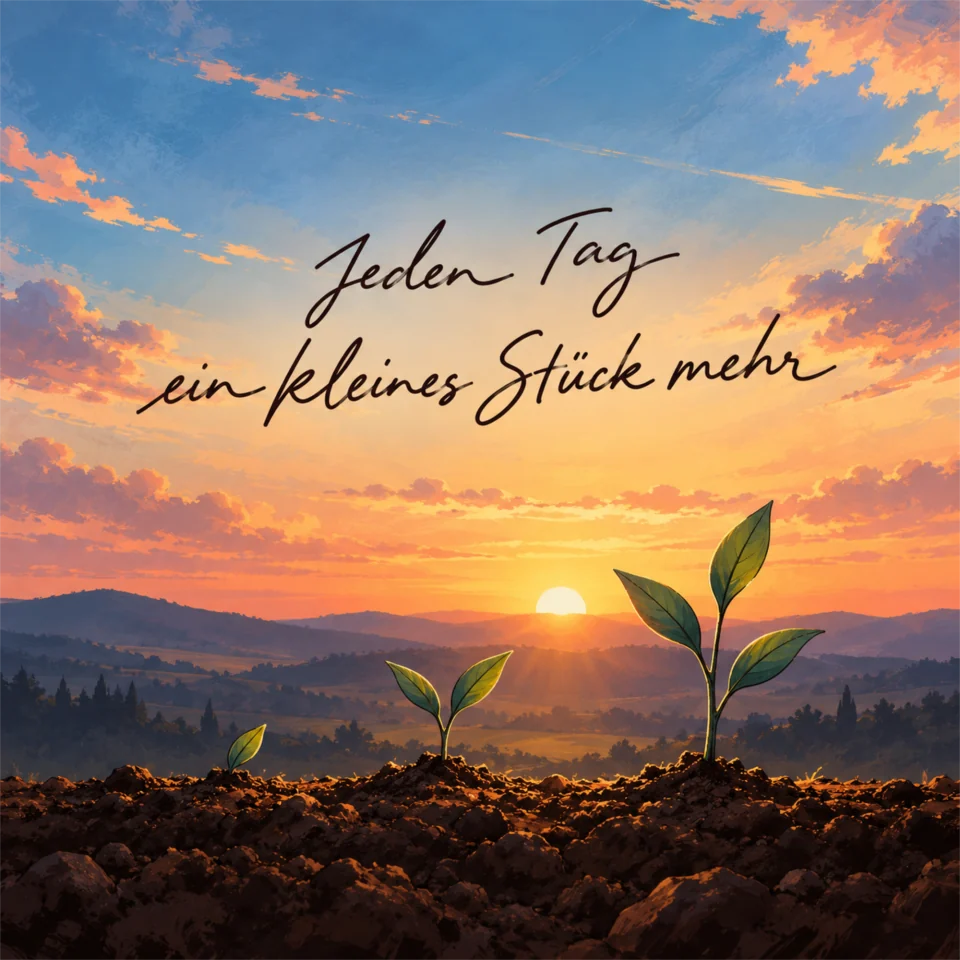 Cover der Single Jeden Tag ein kleines Stück mehr von DIE LÄRMER